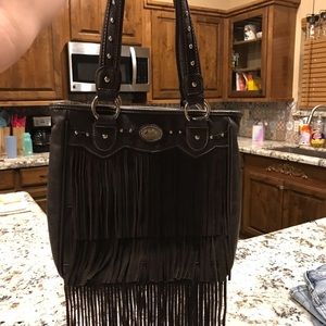 Montana West fringe purse